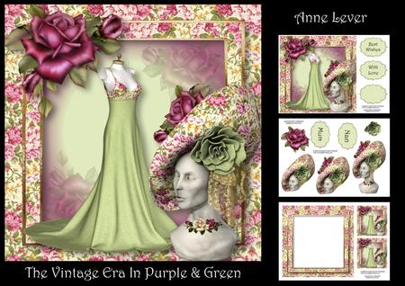 The Vintage Era in Purple & Green