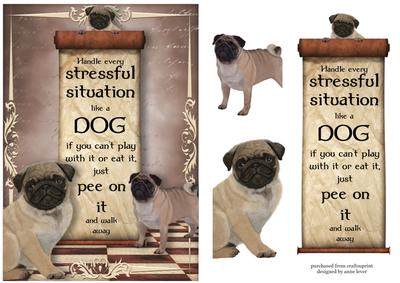 Handle Every Stressful Situation Like a Dog - pug