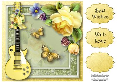 The Music of the Yellow Roses 8x8 Quick Topper