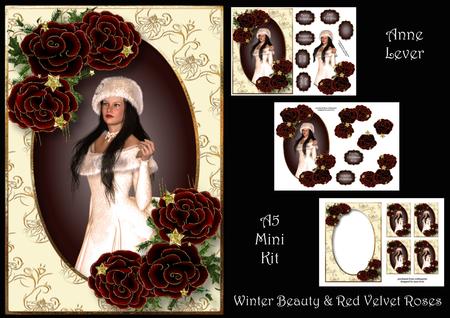 Winter Beauty & Red Velvet Roses