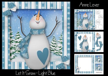 Let It Snow - Light Blue