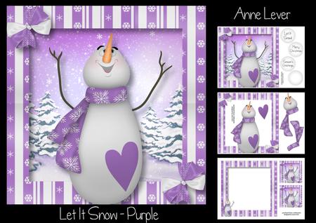 Let It Snow - Purple