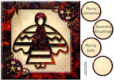 Rusty Steampunk Christmas Angel