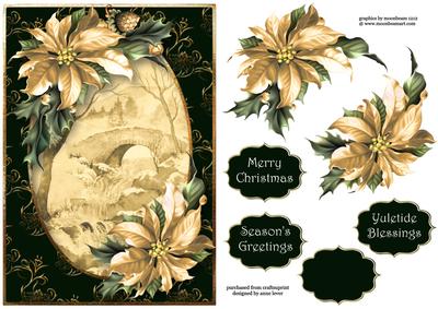 The Golden Poinsettias