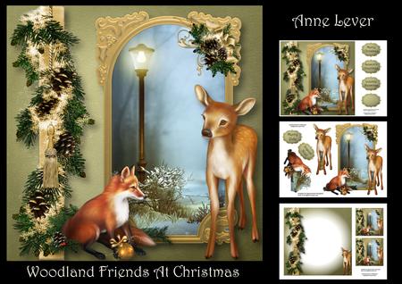 Woodland Friends at Christmas