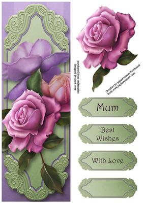 Beautiful Belle Roses Large Dl
