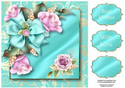 Sumptuous Turquoise 8x8 Quick Topper