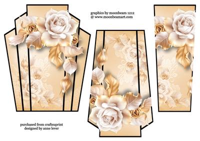 Art Deco Stacker - Golden Rose
