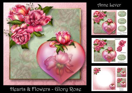 Hearts & Flowers - Glory Roses
