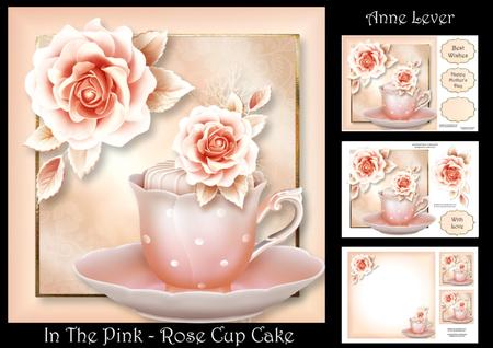 In the Pink - Rose Cup Cake