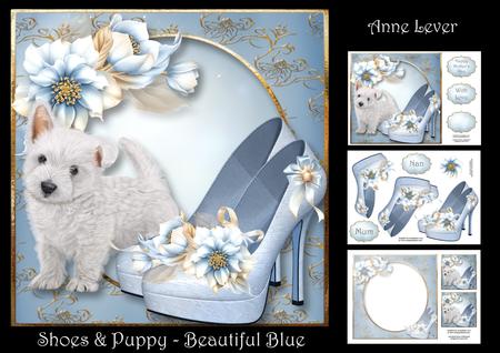 Shoes & Puppy - Beautiful Blue
