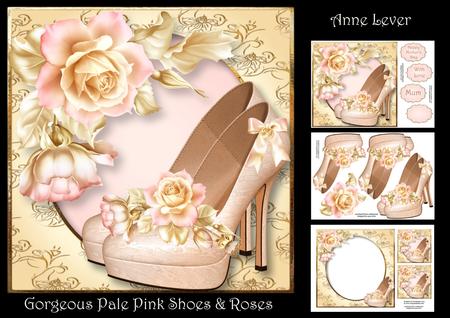 Gorgeous Pale Pink Shoes & Roses