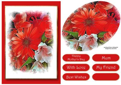 Floral Splendour - Ravishing Red Quick Topper