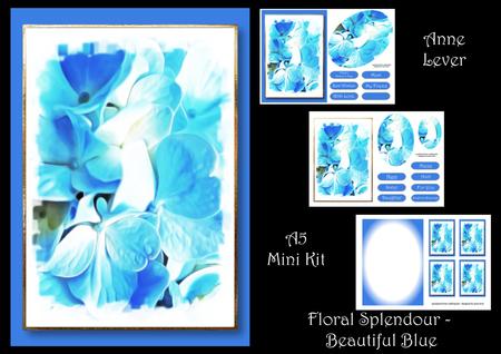 Floral Splendour - Beautiful Blue