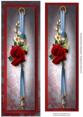 The Red Rose Large Dl