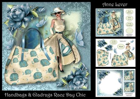 Handbags & Gladrags Race Day Chic - Blue