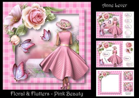 Floral & Flutters - Pink Beauty