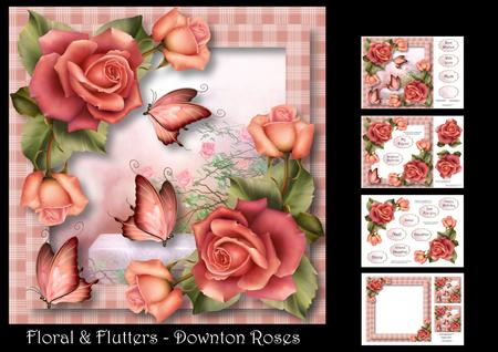 Floral & Flutters - Downton Roses