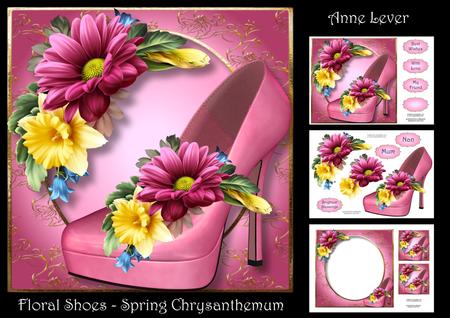 Floral Shoes - Spring Chrysanthemum