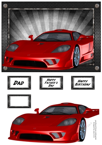 The Red Car A5