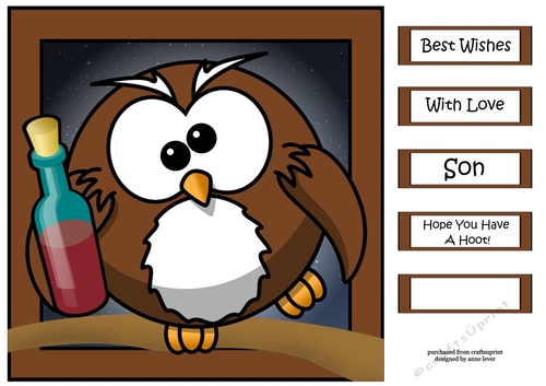 The Tipsy Owl 8x8