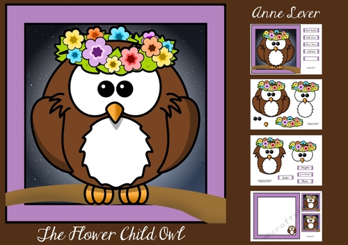 The Flower Child Owl