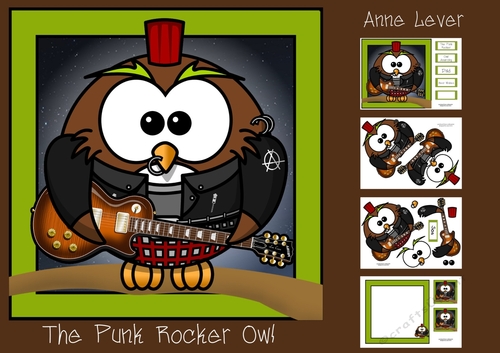The Punk Rocker Owl