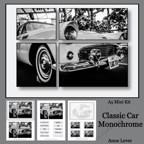 Classic Car monochrome