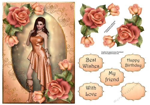 Peach Rose Beauty A5