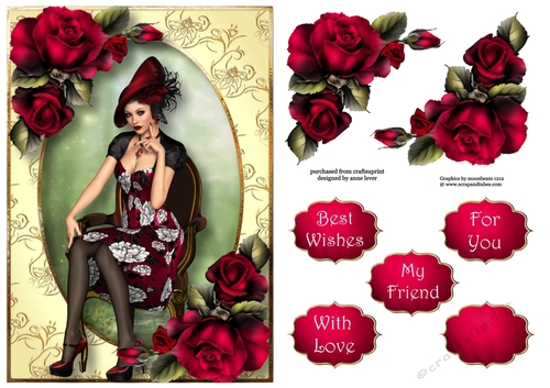 Magenta Rose Beauty A5