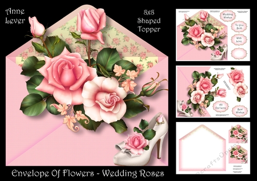Envelope Of Flowers -Wedding Roses