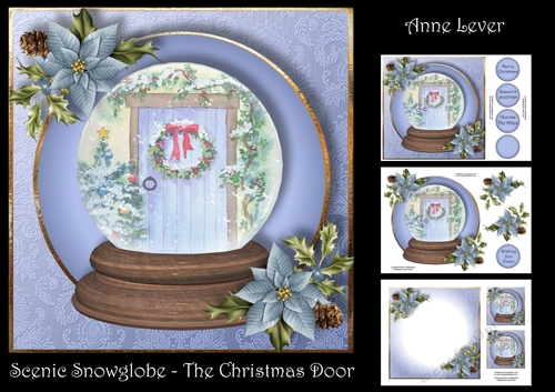 Scenic Snowglobe - The Christmas Door