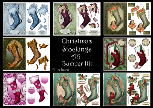 Christmas Stockings A5 Bumper Kit