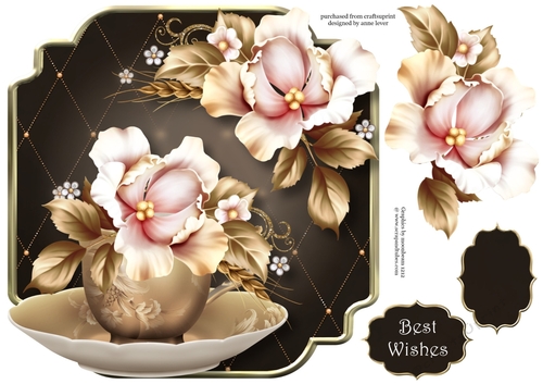 Summer Sparkle - Teacup & Saucer