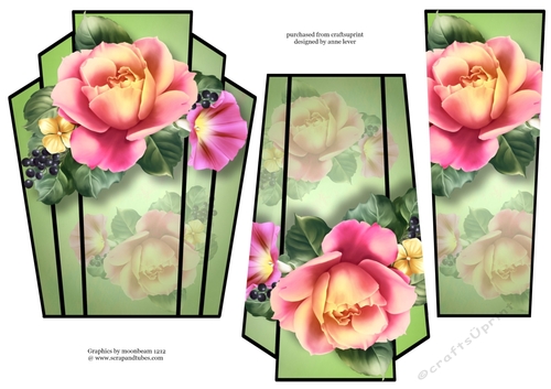 Art Deco Stacker - Summer Bouquet Pink