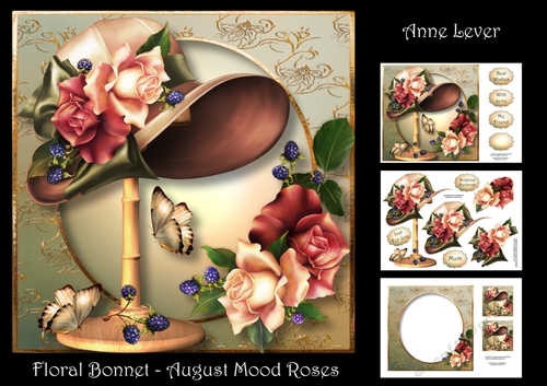 Floral Bonnet - August Mood Roses