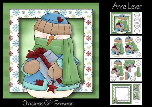 Christmas Gift Snowman