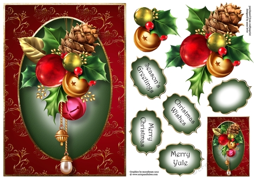 Christmas Baubles A5