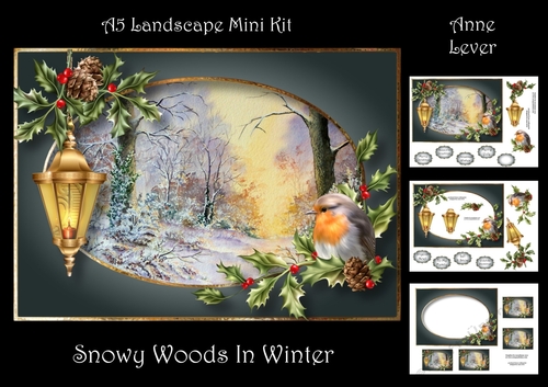 Snowy Woods In Winter