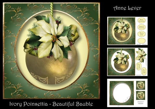 Ivory Poinsettia - Beautiful Bauble