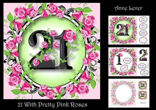 21 With Pretty Pink Roses