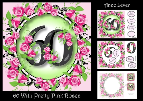 60 With Pretty Pink Roses