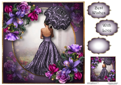 Practically Perfect In Purple 8x8