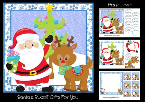 7x7 Santa & Rudolf Gifts For You