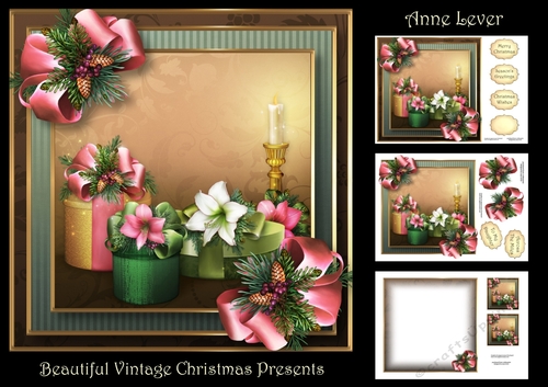 Beautiful Vintage Christmas Presents