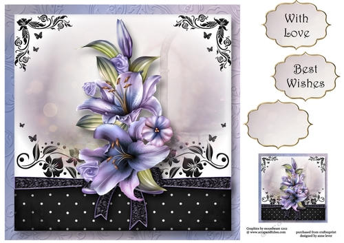 The Gift Of Wynter Lilies 8x8