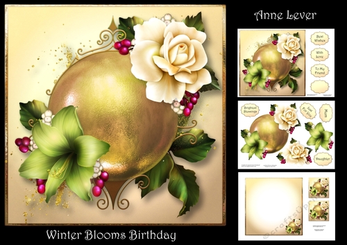 Winter Blooms Birthday