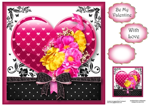 The Gift Of Hearts & Flowers - Bloom 8x8