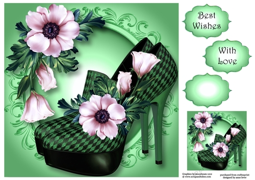 Sumptuous Shoes - Splash Of Colour 8x8