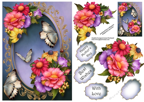 Breath Of Summer & Butterflies A5